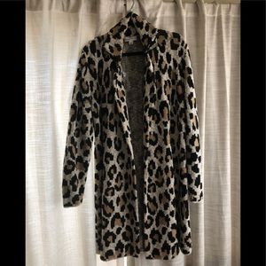 Leopard cardigan/coat